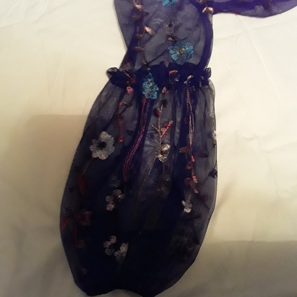 sheer Embroidered blouse - Picture 3 of 4